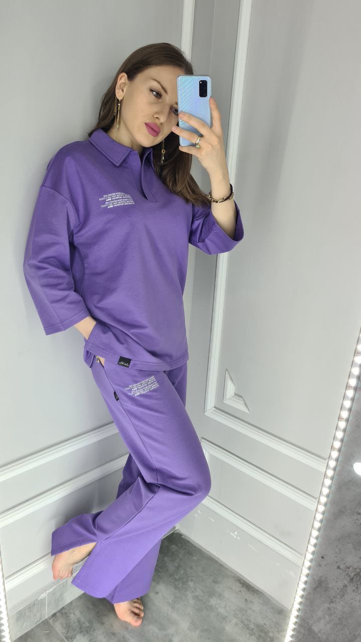 Jogging set polo wide leg - Image 5