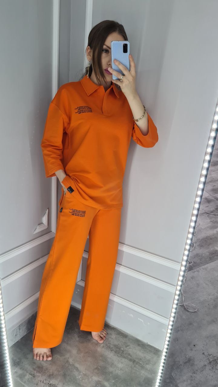 Jogging set polo wide leg - Image 4