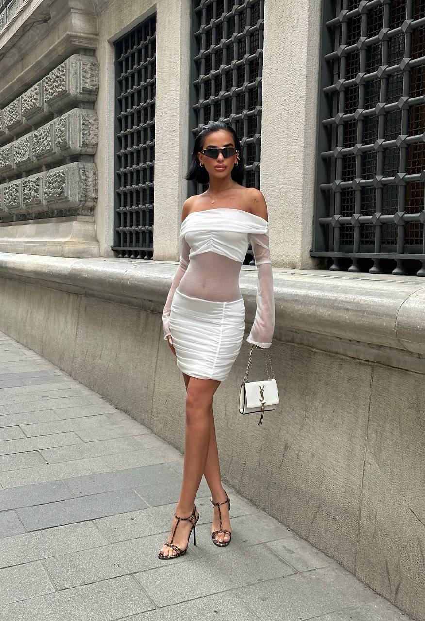 White short dress - Image 2
