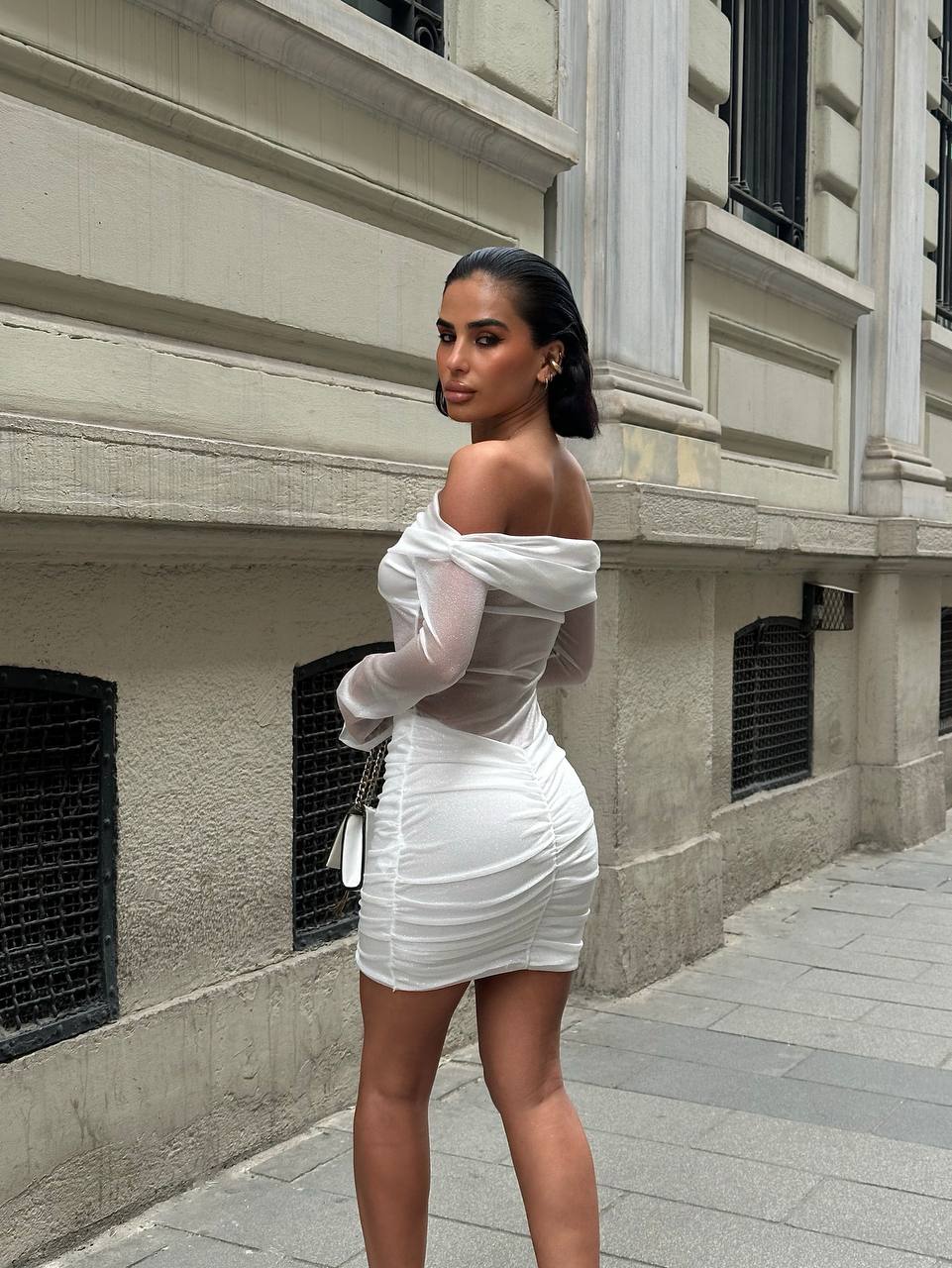 White short dress - Image 4