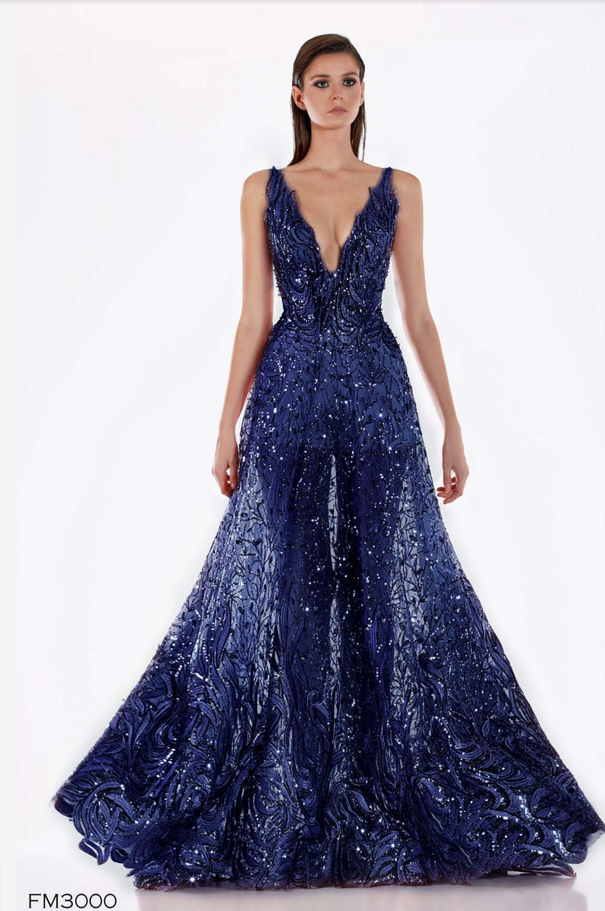Maxi dress with short inside